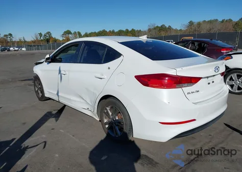 2018 Hyundai Elantra Sel z USA, uszkodzony, nr VIN 5NPD84LF1JH263538